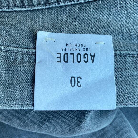 New Agolde Los Angeles Premium Bedford Men Slim Fit Distressed Jeans Size 30 - Picture 7 of 11